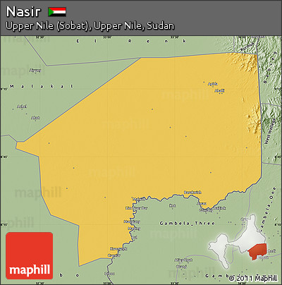 Savanna Style Map of Nasir