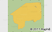 Savanna Style Map of Nasir, single color outside