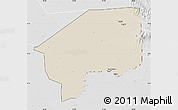 Shaded Relief Map of Nasir, lighten, desaturated