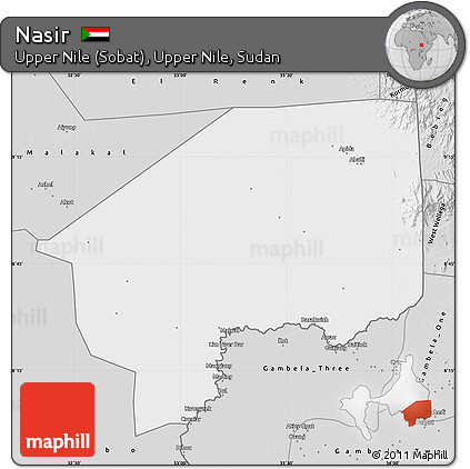 Silver Style Map of Nasir