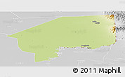 Physical Panoramic Map of Nasir, lighten, desaturated