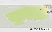 Physical Panoramic Map of Nasir, lighten, semi-desaturated