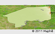 Physical Panoramic Map of Nasir, satellite outside
