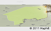 Physical Panoramic Map of Nasir, semi-desaturated