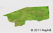 Satellite Panoramic Map of Nasir, cropped outside