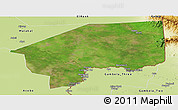 Satellite Panoramic Map of Nasir, physical outside