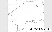 Blank Simple Map of Nasir, cropped outside