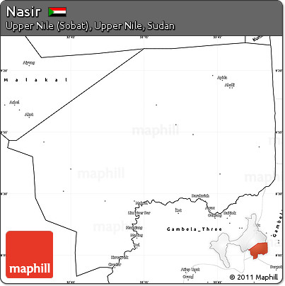 Blank Simple Map of Nasir