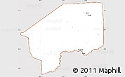 Classic Style Simple Map of Nasir, cropped outside