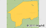 Savanna Style Simple Map of Nasir, cropped outside
