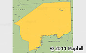 Savanna Style Simple Map of Nasir