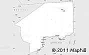 Silver Style Simple Map of Nasir