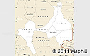 Classic Style Simple Map of Upper Nile (Sobat)