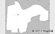 Gray Simple Map of Alkmaar