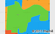 Political Simple Map of Alkmaar