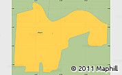 Savanna Style Simple Map of Alkmaar