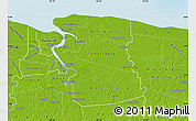 Physical Map of Commewijne