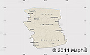Shaded Relief Map of Commewijne, cropped outside