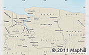 Shaded Relief Map of Commewijne