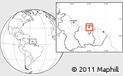 Blank Location Map of Nw. Amsterdam