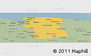 Savanna Style Panoramic Map of Commewijne