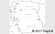 Blank Simple Map of Commewijne