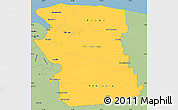 Savanna Style Simple Map of Commewijne