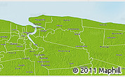 Physical 3D Map of Tamanredjo