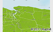 Physical Map of Tamanredjo