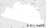 Silver Style Simple Map of Tamanredjo