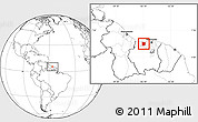Blank Location Map of Welgelegen