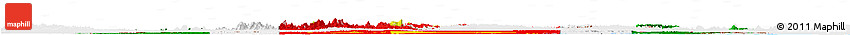 Flag Horizon Map of Suriname, single color outside, bathymetry sea, flag aligned to the middle