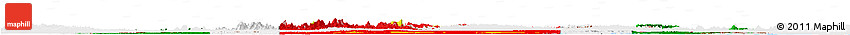 Flag Horizon Map of Suriname, single color outside, bathymetry sea, flag rotated