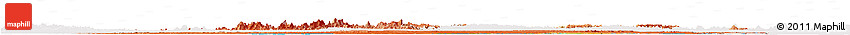 Political Horizon Map of Suriname, cropped outside