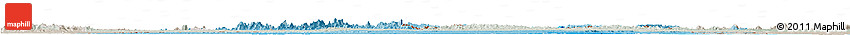Political Shades Horizon Map of Suriname, lighten, semi-desaturated, land only