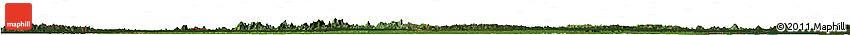 Satellite Horizon Map of Suriname, darken, land only