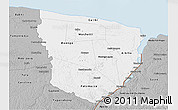 Gray 3D Map of Marowijne