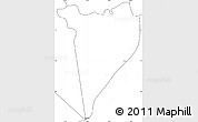Blank Simple Map of Albina