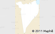 Classic Style Simple Map of Albina, single color outside