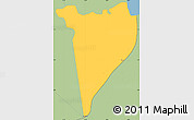 Savanna Style Simple Map of Albina