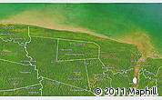 Satellite 3D Map of Galibi