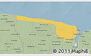 Savanna Style 3D Map of Galibi