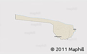 Shaded Relief 3D Map of Galibi, cropped outside