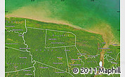 Satellite Map of Galibi