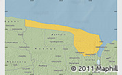 Savanna Style Map of Galibi