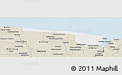 Classic Style Panoramic Map of Galibi