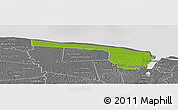 Physical Panoramic Map of Galibi, desaturated