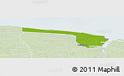 Physical Panoramic Map of Galibi, lighten