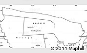 Blank Simple Map of Galibi