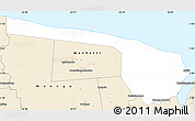 Classic Style Simple Map of Galibi
